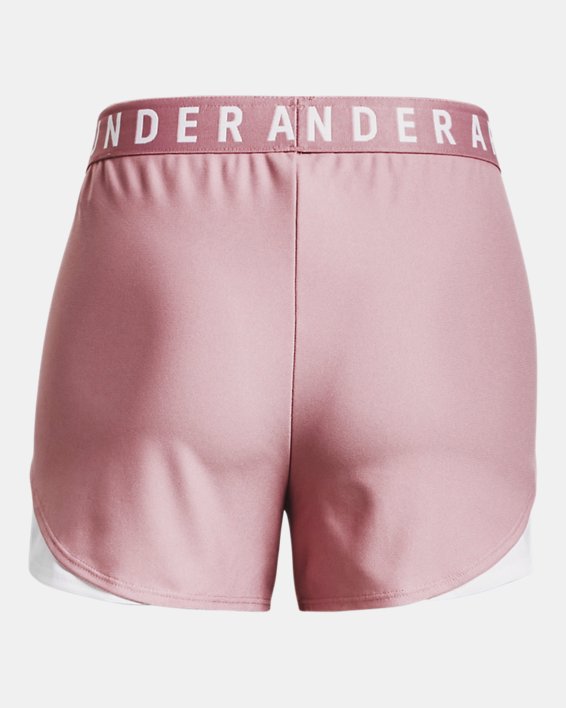 女士UA Play Up Shorts 3.0短褲 in Pink image number 5